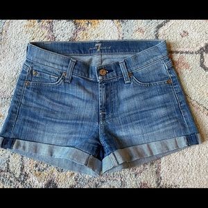 7 For All Mankind Jean Shorts